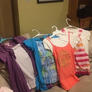 Lot- 4 Girl’s Tops (3 Med, 1 Lg)